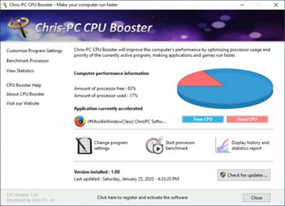 Chris-PC CPU Booster 2.04.21