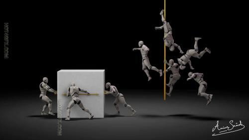 Adventures of climbing poles and moving heavy objects v4.16-4.27 for Unreal Engine