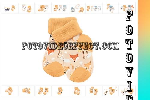 Baby Socks 16x Mock-ups - 6849863