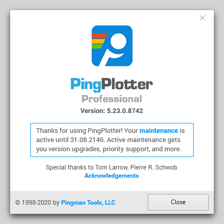 PingPlotter Professional 5.23.0.8742