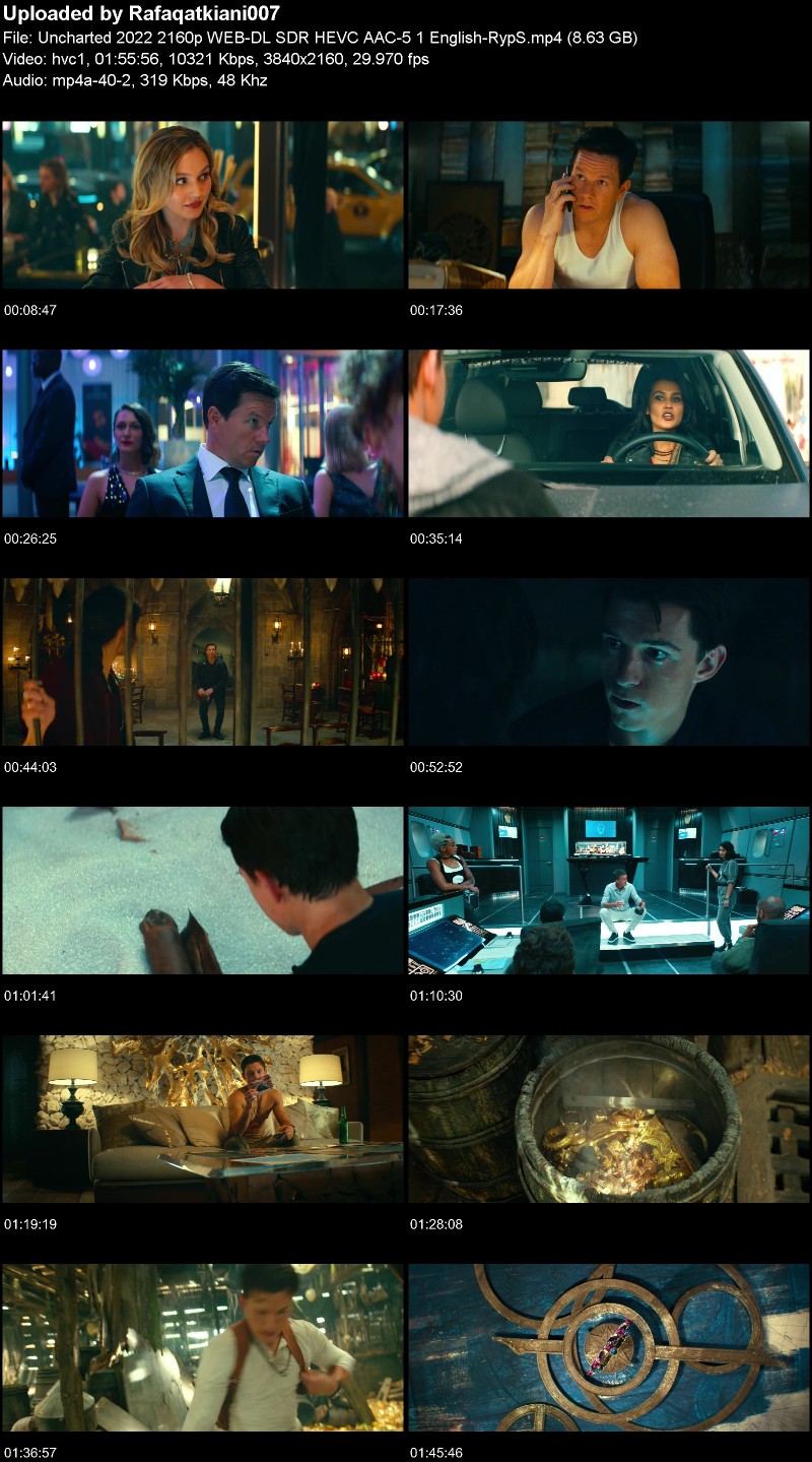 Uncharted 2022 2160p WEB-DL SDR HEVC AAC-5 1 English-RypS Uncharted 2022 2160p WEB-DL SDR HEVC AAC-5 1 English-RypS