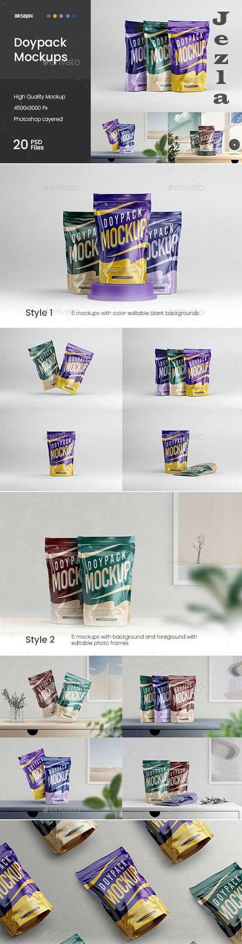 Doypack / Pouch Packaging Mockup - 37045401