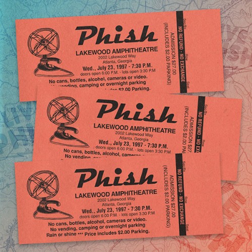 Phish - 07 23 97 Lakewood Amphitheatre, Atlanta, GA
