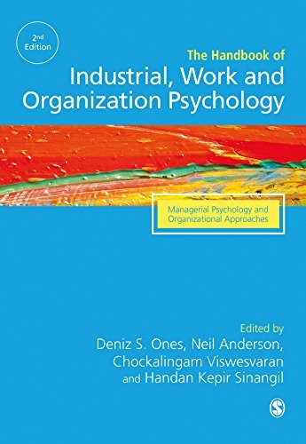 The SAGE Handbook of Industrial, Work & Organizational Psychology: V3, 2nd Edition