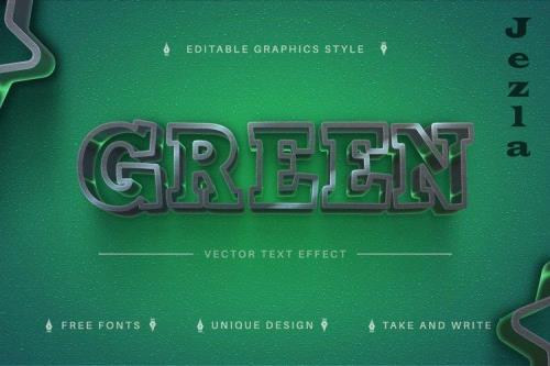 Stylish Green - Editable Text Effect, Font Style - 7164319
