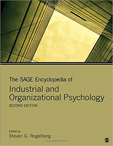 The SAGE Encyclopedia of Industrial and Organizational Psychology