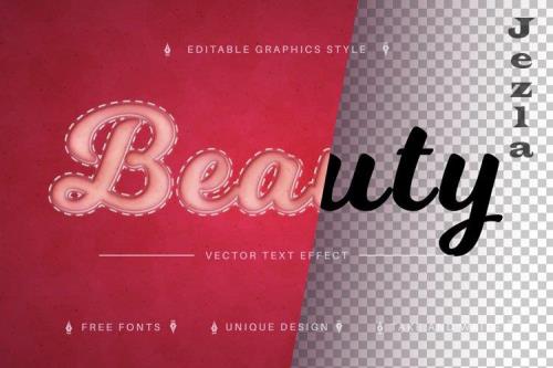 Beauty - Editable Text Effect, Font Style - 7164761
