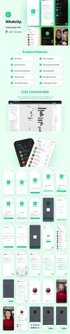WhatsUp - Chatting App UI Kit UI8