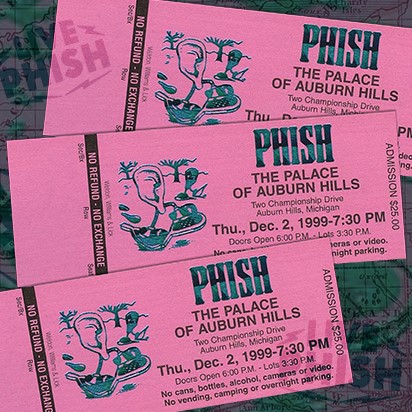 Phish - 12 02 99 The Palace at Auburn Hills, Auburn Hills, MI