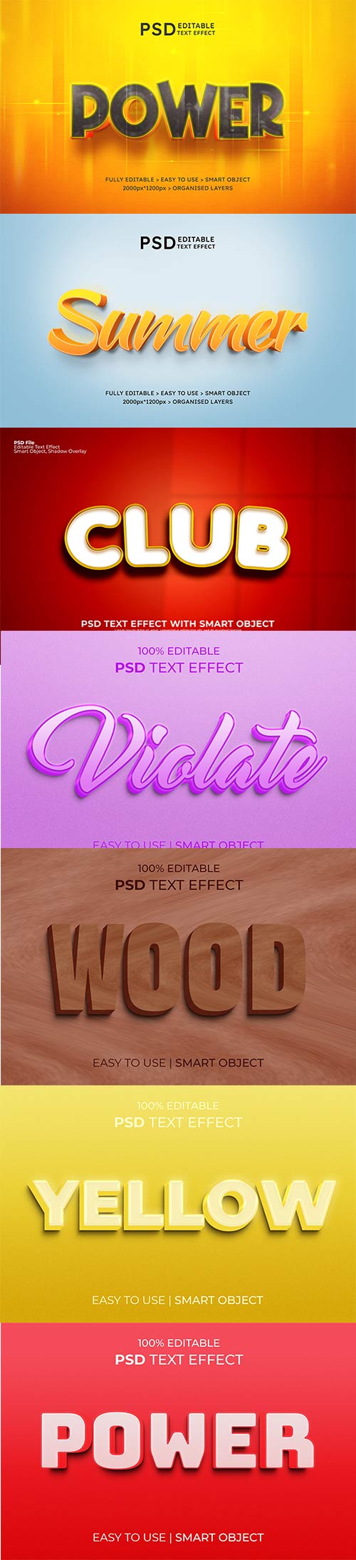 Psd text effect set vol 591