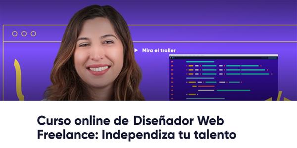Crehana – Freelance Web Designer online course  Make your talent independent