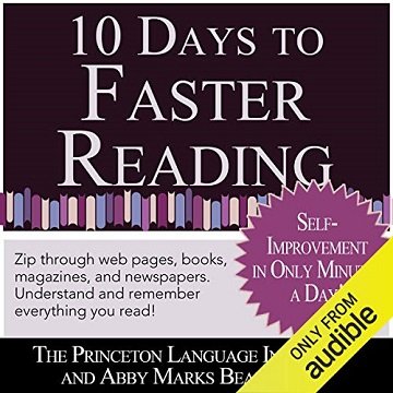 10 Days to Faster Reading: Jump Start Your Reading Skills with Speed reading [Audiobook]