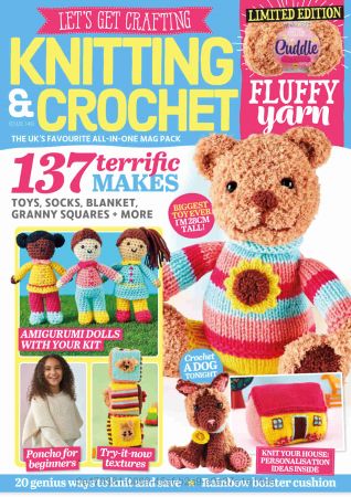 Let's Get Crafting Knitting & Crochet   Issue 140, 2022 (True PDF)