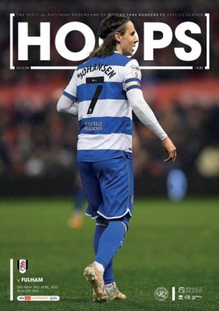 QPR Official Programmes   QPR V Fulham   2 April 2022