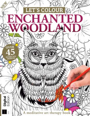Let's Colour   Enchanted Woodland, Second Edition 2022