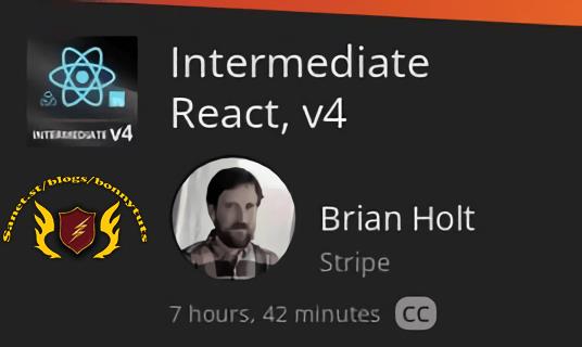 Frontend Master - Intermediate React, v4