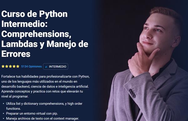 Platzi - Intermediate Python Course Comprehensions, Lambdas, and Error Handling