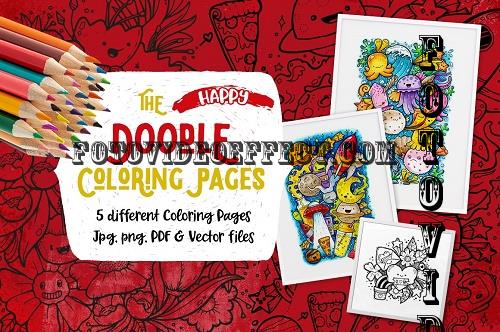 The Happy Doodle Coloring Pages - 4981260