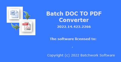 Batch DOC to PDF Converter 2022.14.423.2266