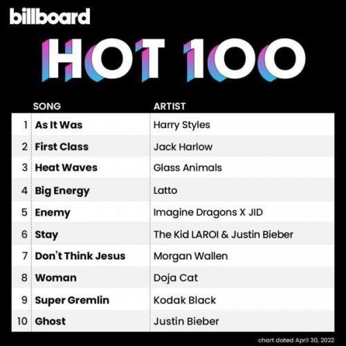 Billboard Hot 100 Singles Chart 30.04.2022 (2022)