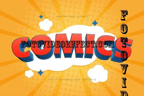 Cartoon Comics: Vector Text Effect - 7167713