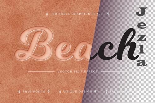 Beach Sand - Editable Text Effect - 7169321