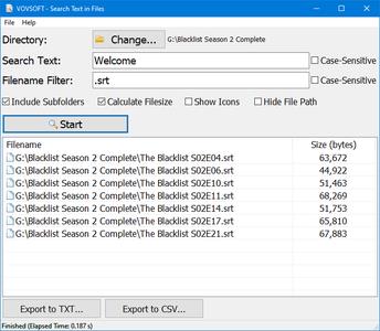 VovSoft Search Text in Files 2.9.0.0 + Portable