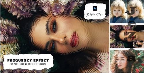 Frequency Photo Effect Photoshop Action