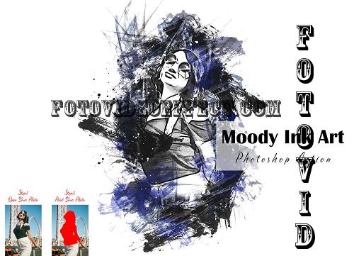 Moody Ink Art PS Action - 7174117