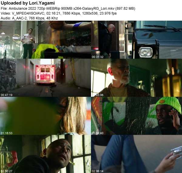 Ambulance (2022) 720p WEBRip x264-GalaxyRG