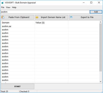 VovSoft Bulk Domain Appraisal 2.4.0.0 + Portable