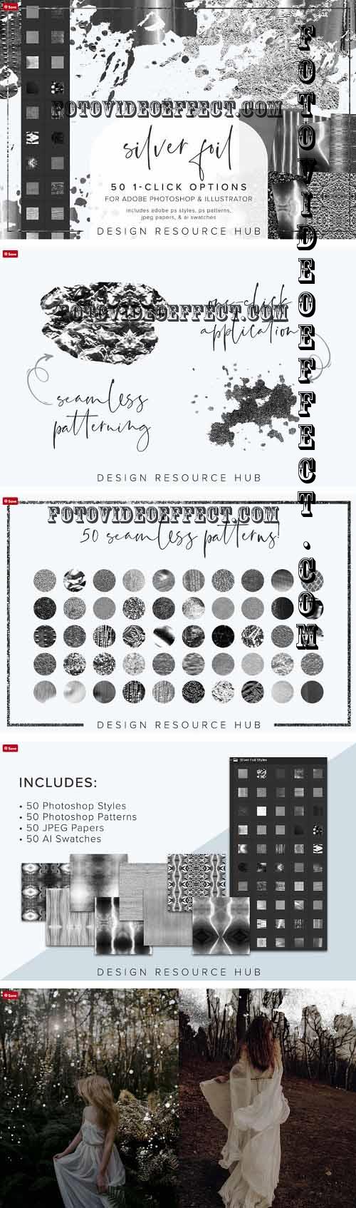 Silver Foil PS Styles Pack - 6966099