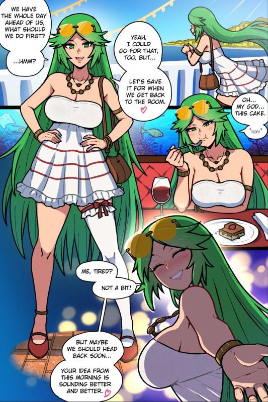 AkaiRiot - Green-Haired Girlfriend (Kid Icarus) Porn Comics