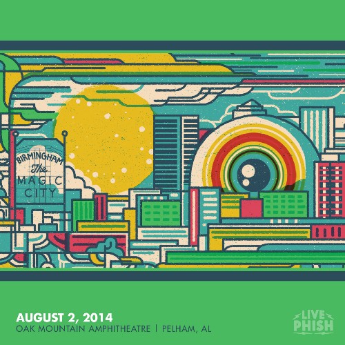 Phish - 08 02 14 Oak Mountain Amphitheatre, Pelham, AL