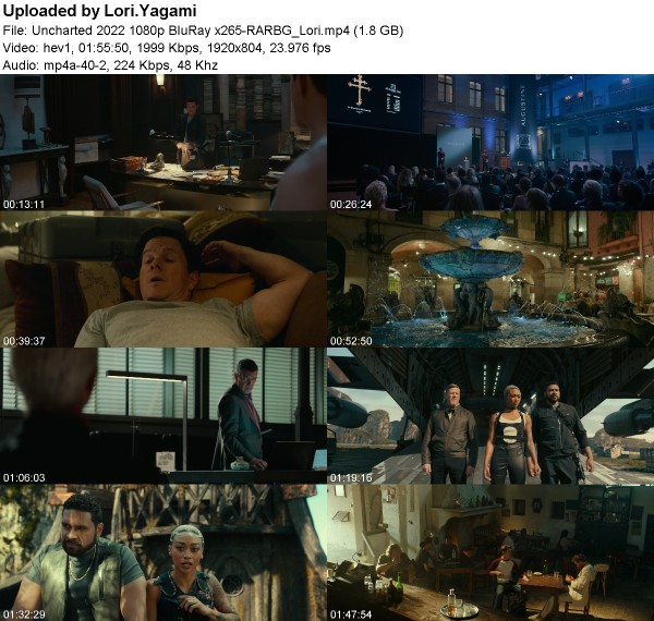 Uncharted (2022) 1080p BluRay x265-RARBG