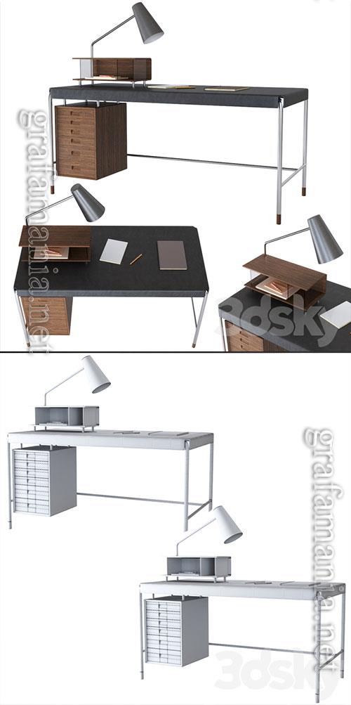 3D Models Desk Loft Society Table Carl Hansen & Son