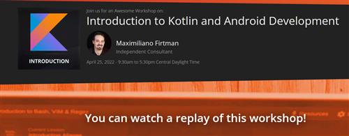 Frontend Master - Introduction to Kotlin and Android Development