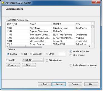 Advanced CSV Converter 7.25