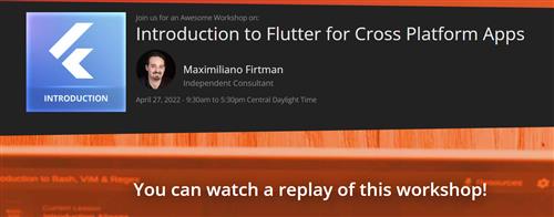 Frontend Master - Introduction to Flutter for Cross Platform Apps