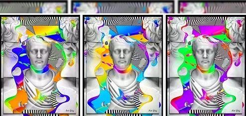 Create a Colorful Trippy Poster in C4D and Photoshop