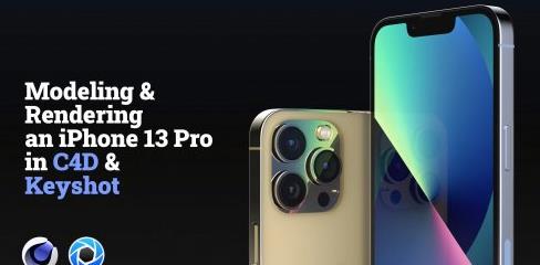 Modeling and Rendering an iPhone 13 Pro in Cinema 4D & Keyshot