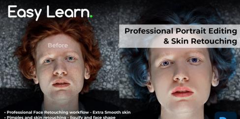 Professional Portrait Editing  Skin, Face Photo Retouching  Adobe Photoshop Short Master Class