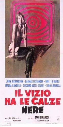Il vizio ha le calze nere / Пороки носят чёрные носки (Tano Cimarosa, I.R.I. Cinematografica) [1975 г., Mystery, Thriller, Erotic, TVRip]