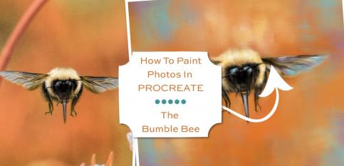 How To Paint Photos In Procreate The Bumble Bee