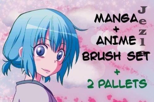Anime Manga Procreate Brushes
