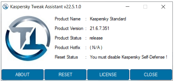 Kaspersky Tweak Assistant v22.5.1.0