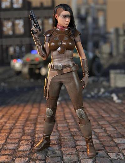 SCI FI RAIDER OUTFIT FOR GENESIS 8 FEMALE(S)