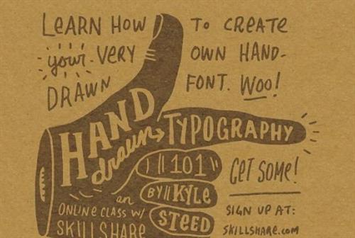 Hand-Drawn Typography Create Your Own Font