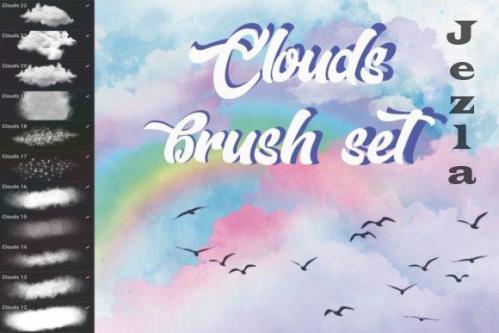 Cloud Procreate Brushes