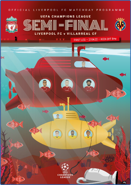 Liverpool FC Programmes - vs Villarreal CL - 27 April 2022